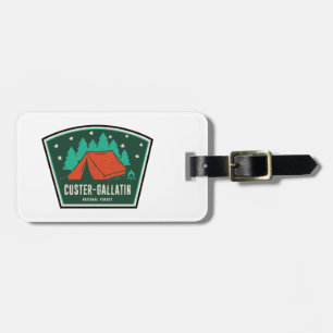 Custer-Gallatin National Forest Camping Luggage Tag