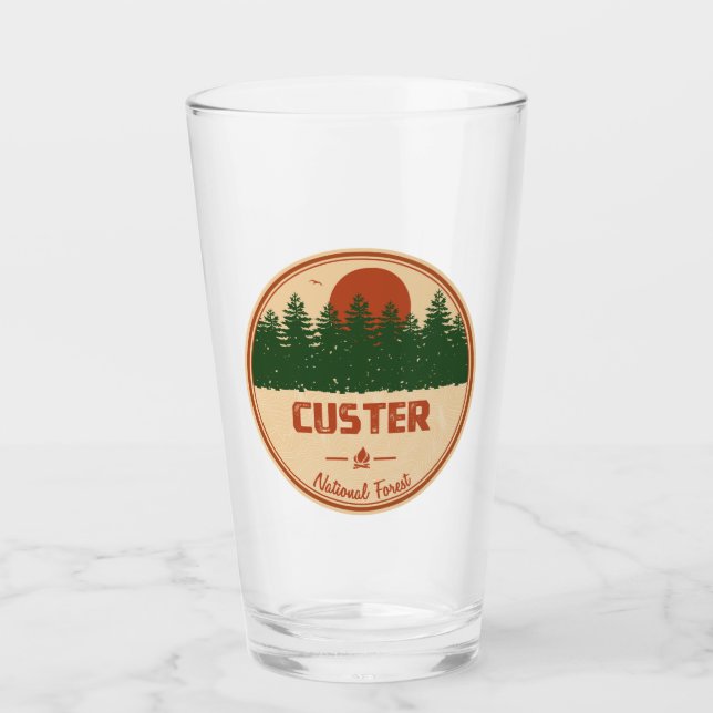 Custer National Forest Glass (Front)