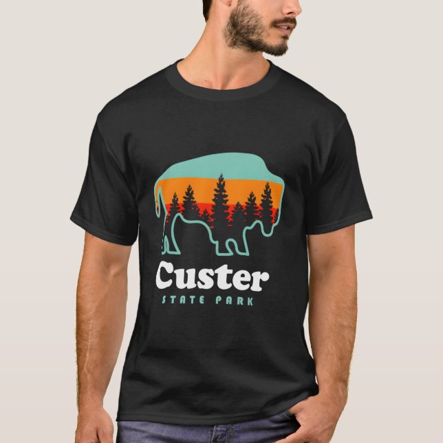 Custer State Park Bison South Dakota T-Shirt (Front)