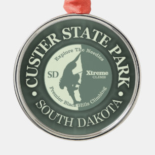 Custer State Park (CLB) Metal Tree Decoration