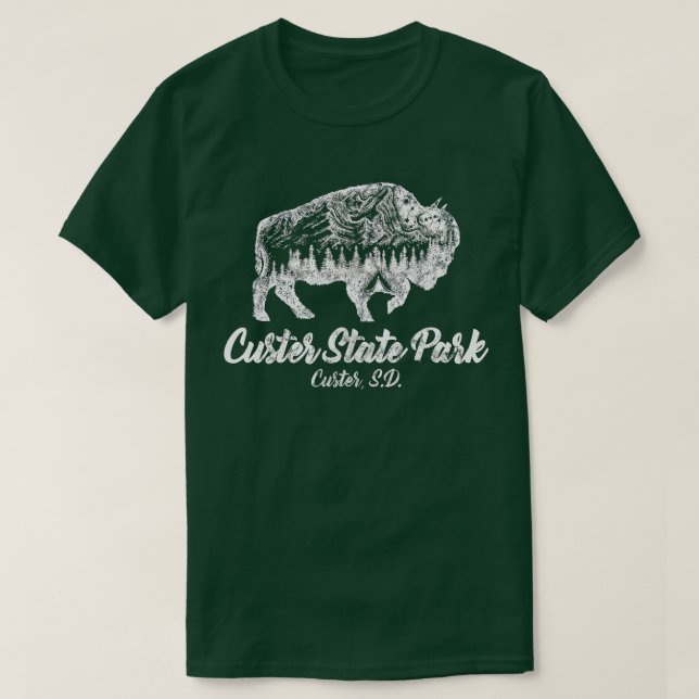 Custer State Park  for Bison Lovers South Dakota  T-Shirt (Design Front)