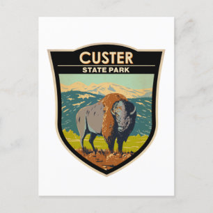 Custer State Park South Dakota American Bison Postcard