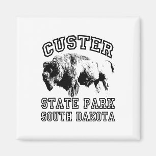 Custer State Park South Dakota Buffalo Nature Hiki Magnet