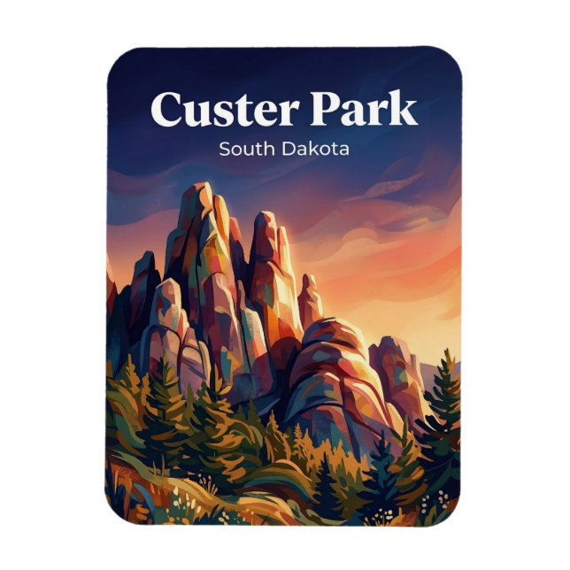 Custer State Park South Dakota Magnet (Vertical)