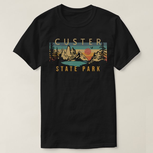 Custer State Park  T-Shirt (Design Front)