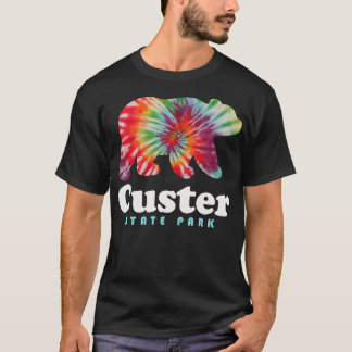 Custer State Park Tie Dye Bear South Dakota T-Shirt