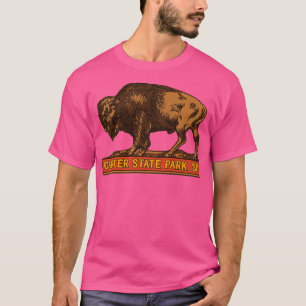 Custer State Park Vintage Buffalo Souvenir T-Shirt
