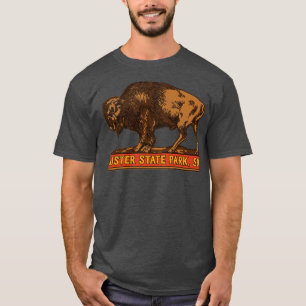 Custer State Park Vintage Buffalo Souvenir T-Shirt