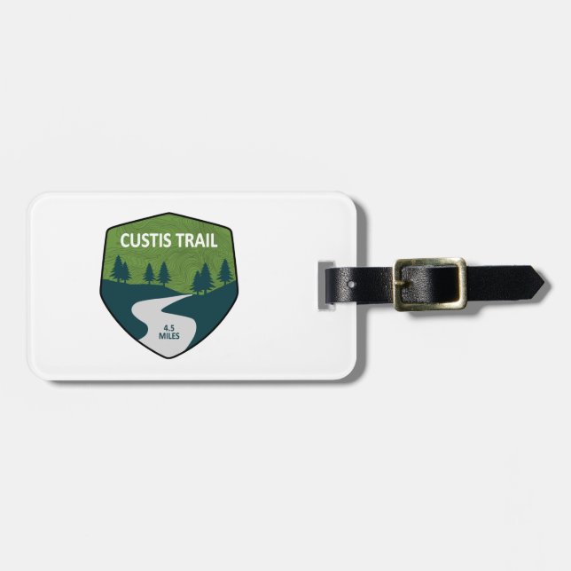 Custis Trail Luggage Tag (Front Horizontal)