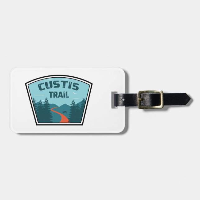 Custis Trail Luggage Tag (Front Horizontal)