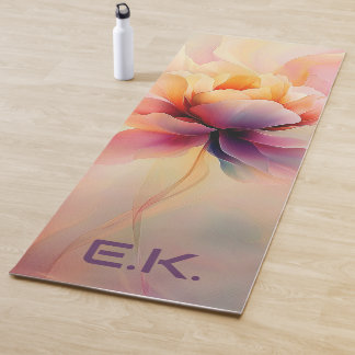 Custize Chic Floral Watercolor Yoga Mat