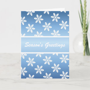 Custmizable Snowflake Card