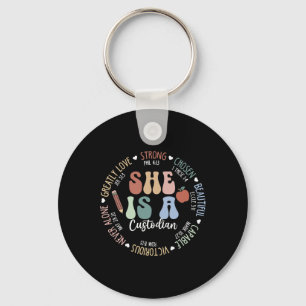 Custodian God Says Bible Verse Christian Back To S Key Ring