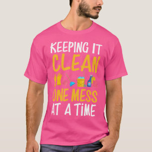 Custodian School Custodian Janitorial Funny Housek T-Shirt