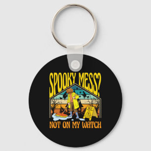 Custodian Squad Back To School Janitor Custodian H Key Ring