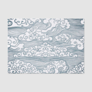 Custom 10lb Tissue Paper, White Japanese CLOUD Paper