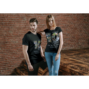 Custom 10th wedding anniversary 11 photo collage T-Shirt