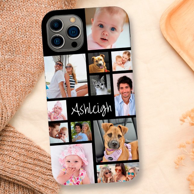 Custom 12 Photo Collage Your Colour Case-Mate iPho Case-Mate iPhone Case (Creator Uploaded)