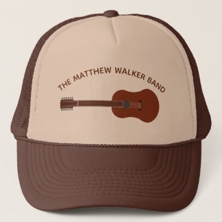Custom 12-String Guitar Brown Trucker Hat
