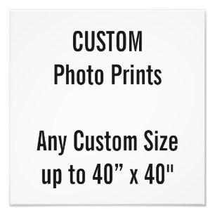 Custom 12" x 12" Photo Print (or any custom size)
