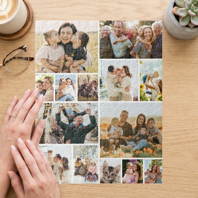 Custom 14 Photo Collage Jigsaw Puzzle (Creator Uploaded)