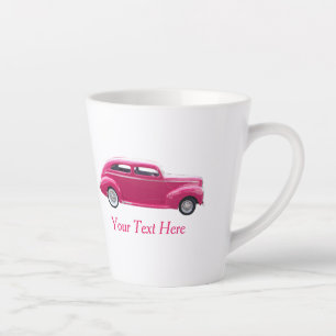 Custom 1940 Famous American Make Sedan Latte Mug