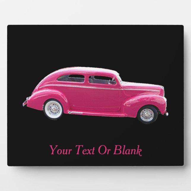 Custom 1940 Famous American Make Sedan Plaque (Front)