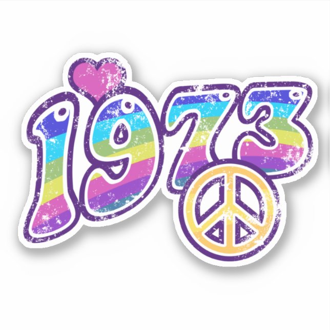 Custom 1973 Pro Roe Sticker- Beauty Hippy design (Front)