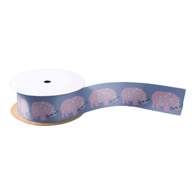 Custom 1.5 in Wide Satin Ribbon, 2 Yard Spool Ribbon (Spool)