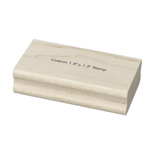 Custom 1.5" x 1.5" Stamp