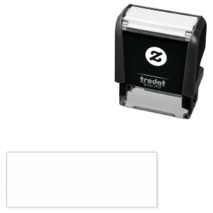 Custom 1.8"x0.65"Self Inking Stamp for Your Design