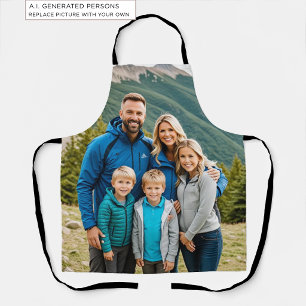 Custom 1 Photo Family  Apron