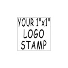 Custom 1" x 1" Logo Stamper Rubber Stamp