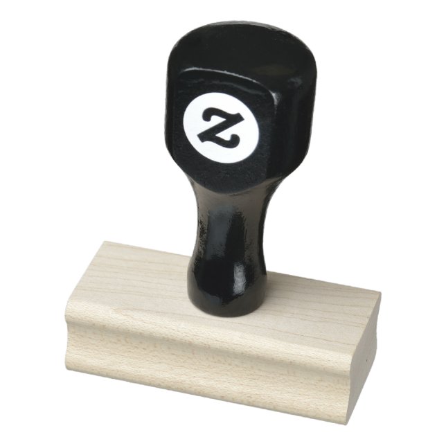 Custom 1" x 2.5" Rubber Stamp, Ink Pad Colour = No Rubber Stamp (Stamp)