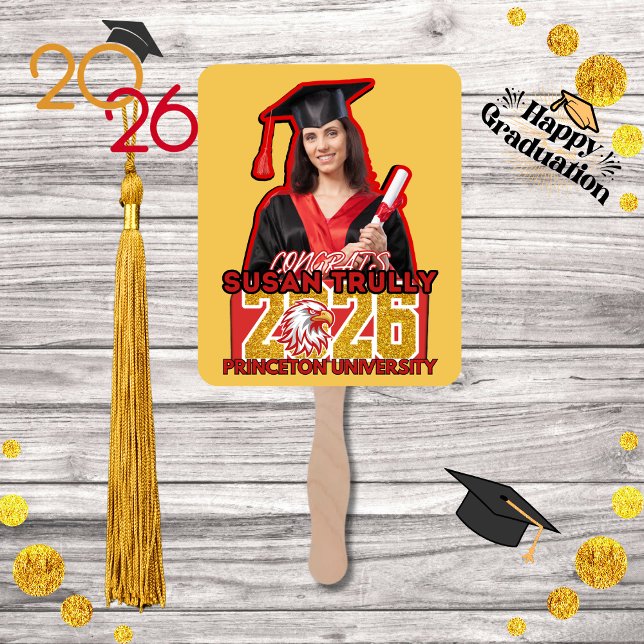 Custom 2025 Grad Fan for High School & College  (Creator Uploaded)