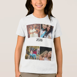 CUSTOM  2026 4 PHOTO COLLAGE Tri-Blend SHIRT