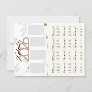 Custom 2026 calendar postcard