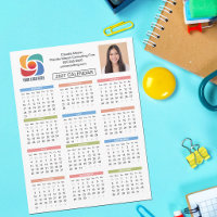 Custom 2027 Calendar Business Logo Company