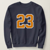Custom 23 Sports Sweatshirt - Number Print Jersey