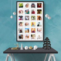 Custom 24 Photo Collage Retro Instant Film