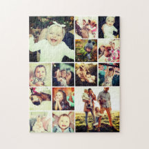 Custom 252-Piece 14-Photo Collage Challenging