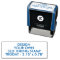 Custom 2.15"x0.78" Trodat 4913 Self-inking Stamp