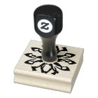 Custom 2.5" x 2.5" Rubber Stamp, Ink Pad Colour =