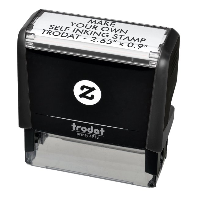Custom 2.65" x 0.9" Trodat 4915 Self-inking Stamp (Product)