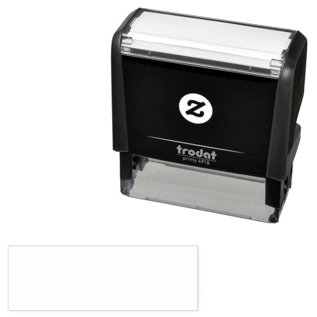 Custom 2.65x 0.9 Self Inking Stamp for Your Design (In Situ)