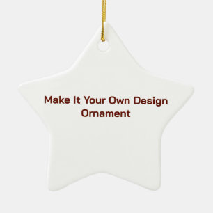 Custom 2.87" ceramic tree decoration