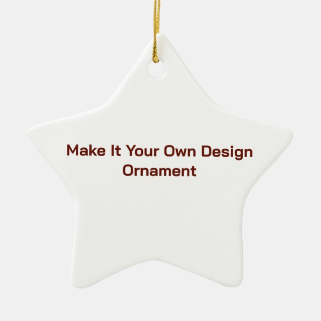Custom 2.87" ceramic tree decoration (Front)