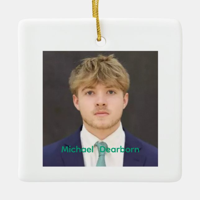 custom 2 Lacrosse Skidmore ornament by jo images (Front)