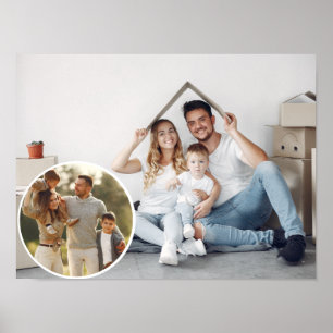 Custom 2 Photo Collage Poster