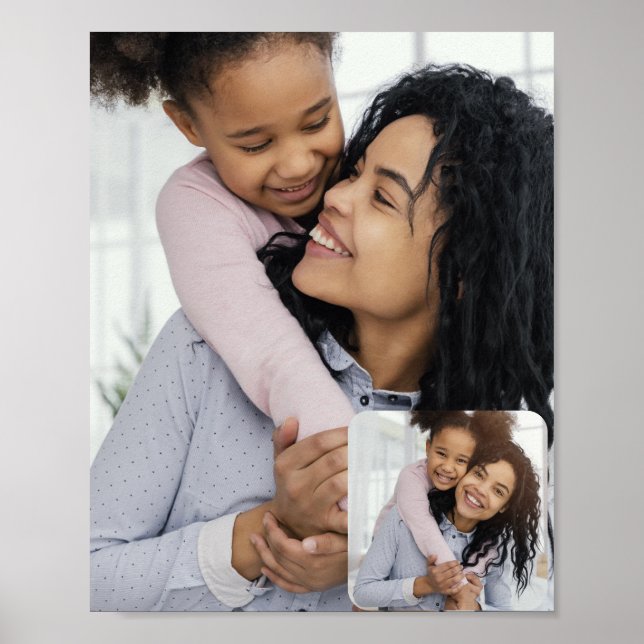 Custom 2 Photo Collage Poster (Front)